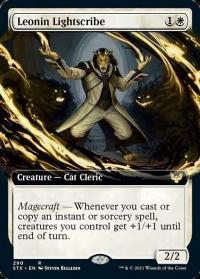 Leonin Lightscribe (Extended Art) - Strixhaven (Collector Cards)