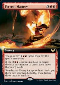 Fervent Mastery (Extended Art) - Strixhaven (Collector Cards)