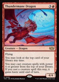 Thundermane Dragon - Commander: Tarkir: Dragonstorm