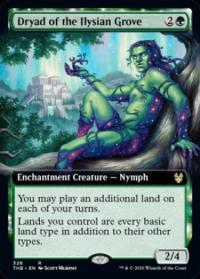 Dryad of the Ilysian Grove (Extended Art) - Theros Beyond Death (Collector Cards)