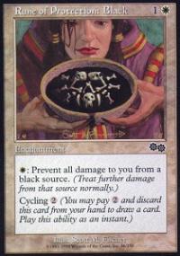 Rune of Protection: Black - Urza's Saga