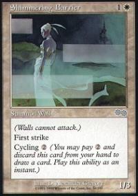 Shimmering Barrier - Urza's Saga