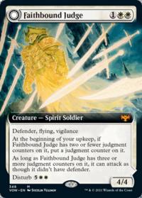 Faithbound Judge (Extended Art) - Innistrad: Crimson Vow (Collector Cards)