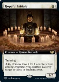 Hopeful Initiate (Extended Art) - Innistrad: Crimson Vow (Collector Cards)