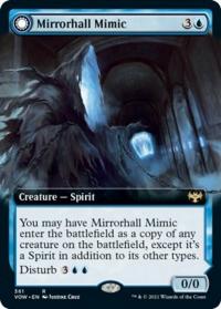 Mirrorhall Mimic (Extended Art) - Innistrad: Crimson Vow (Collector Cards)