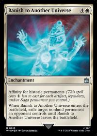 Banish to Another Universe (0618) (Surge Foil, Regular Frame) - Doctor Who (Collector Cards)