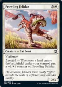 Prowling Felidar - Zendikar Rising