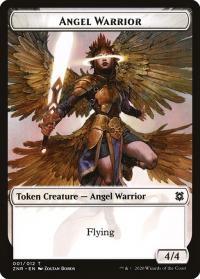 Angel Warrior // Copy Double-sided Token - Zendikar Rising