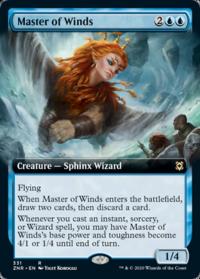 Master of Winds (Extended Art) - Zendikar Rising (Collector Cards)