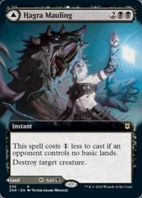 Hagra Mauling (Extended Art) - Zendikar Rising (Collector Cards)