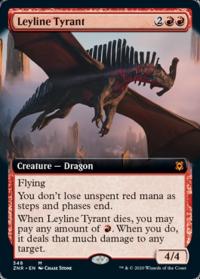Leyline Tyrant (Extended Art) - Zendikar Rising (Collector Cards)