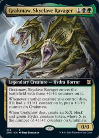 Grakmaw, Skyclave Ravager (Extended Art) - Zendikar Rising (Collector Cards)