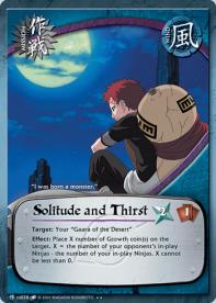 Solitude and Thirst - Quest for Power