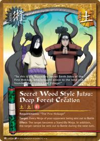 Secret Wood Style Jutsu: Deep Forest Creation - Quest for Power
