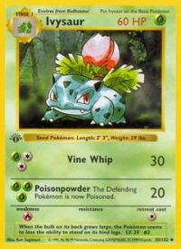 Ivysaur (30) (Shadowless) - Base Set 1 Unl. Shadowless