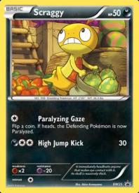Scraggy (25) - BW Black Star Promo