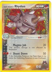 Team Magma's Rhydon - EX Team Magma vs Team Aqua