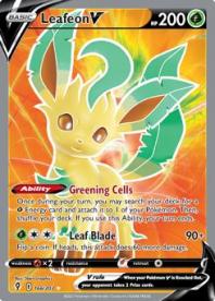 Leafeon V (166) - Evolving Skies