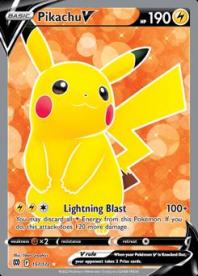 Pikachu V (157) - Brilliant Stars