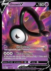 Unown V (65) - Silver Tempest
