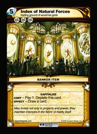 Index of Natural Forces - First Edition