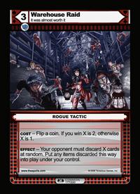 Warehouse Raid - First Edition