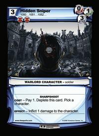 Hidden Sniper - First Edition