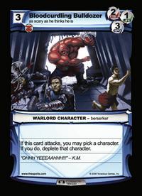 Bloodcurdling Bulldozer - First Edition