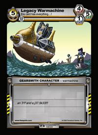 Legacy Warmachine - First Edition