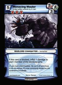 Menacing Mauler - First Edition