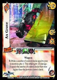 Ax Grave - Set 1 SC
