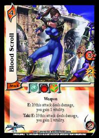 Blood Scroll - Set 1 SC