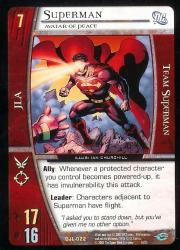 Superman, Avatar of Peace - Justice League of America