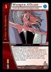 Whisper A'Daire, Cold-Blooded Manipulator - DC Origins