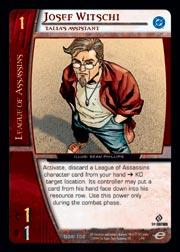 Josef Witschi, Talia's Assistant - DC Origins