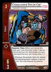 Commander Dylon Cir, Lunatic Legion - Heralds of Galactus