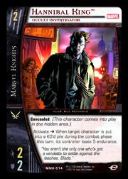 Hannibal King, Occult Investigator - Marvel Knights
