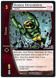 Robot Destroyer, Army - Marvel Origins