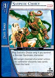 Sadistic Choice - Web of Spider-Man