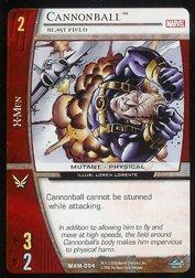 Cannonball, Blast Field - The X-Men