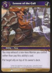 Lesson of the Call - Wrathgate